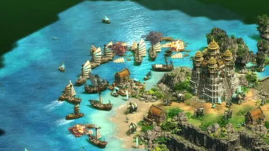 This contains a gameplay image of the game: Screenshot of Age of Empires II: Definitive Edition