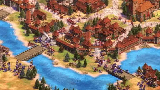 This contains a gameplay image of the game: Screenshot of Age of Empires II: Definitive Edition
