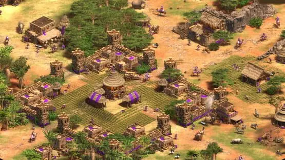 This contains a gameplay image of the game: Screenshot of Age of Empires II: Definitive Edition