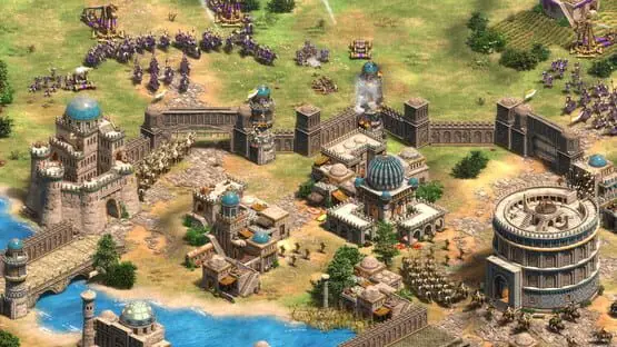 This contains a gameplay image of the game: Screenshot of Age of Empires II: Definitive Edition