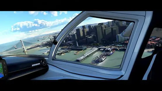 Hier ist ein Gameplay-Bild des Spiels:Screenshot von Microsoft Flight Simulator