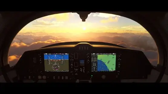 Hier ist ein Gameplay-Bild des Spiels:Screenshot von Microsoft Flight Simulator