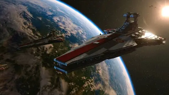 Hier ist ein Gameplay-Bild des Spiels:Screenshot von LEGO Star Wars: The Skywalker Saga