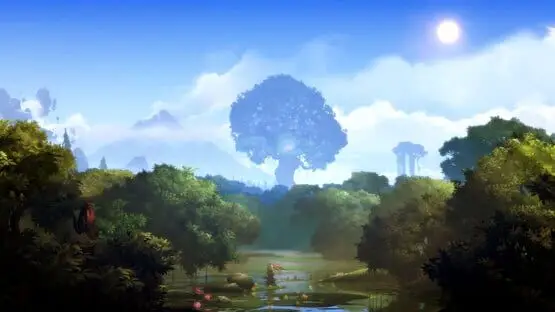 This contains a gameplay image of the game: Screenshot of Ori and the Blind Forest: Definitive Edition