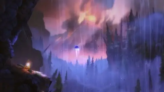 This contains a gameplay image of the game: Screenshot of Ori and the Blind Forest: Definitive Edition