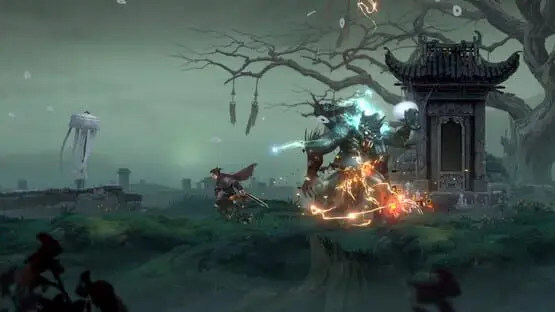 This contains a gameplay image of the game: Screenshot of Eastern Exorcist