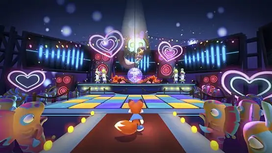This contains a gameplay image of the game: Screenshot of New Super Lucky's Tale