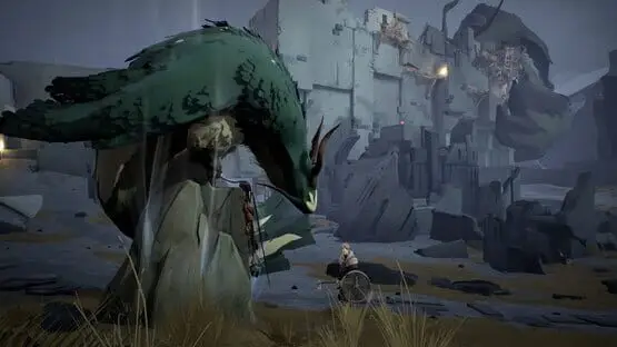 This contains a gameplay image of the game: Screenshot of Ashen