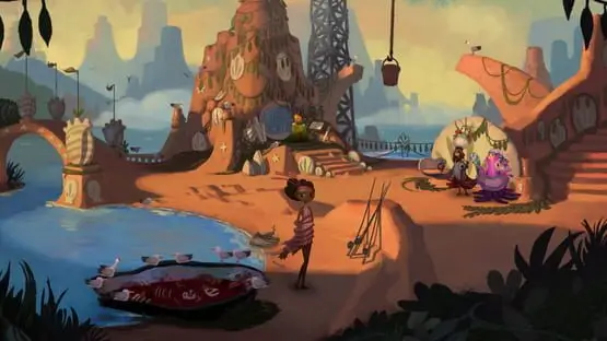 This contains a gameplay image of the game: Screenshot of 9 - Broken Age