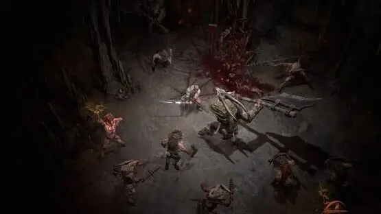 This contains a gameplay image of the game: Screenshot of Diablo IV
