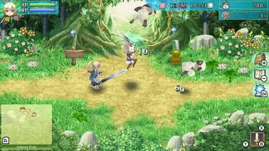 Ceci contient une image de gameplay du jeu : Capture d'écran de Rune Factory 4 Special