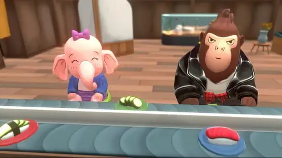 Это содержит изображение игрового процесса игры:Скриншот Rolling Hills: Make Sushi, Make Friends