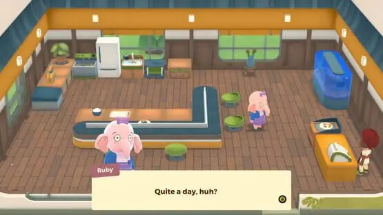 Это содержит изображение игрового процесса игры:Скриншот Rolling Hills: Make Sushi, Make Friends