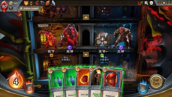Ceci contient une image de gameplay du jeu : Capture d'écran de Monster Train