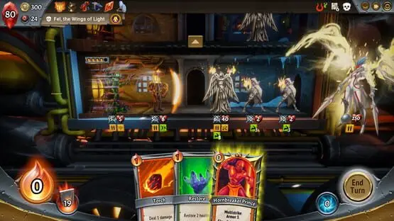 Ceci contient une image de gameplay du jeu : Capture d'écran de Monster Train