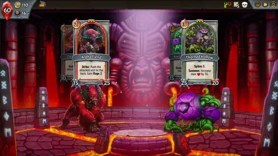 Ceci contient une image de gameplay du jeu : Capture d'écran de Monster Train