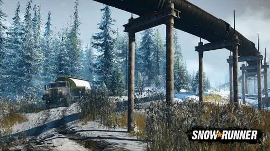 Ceci contient une image de gameplay du jeu : Capture d'écran de SnowRunner