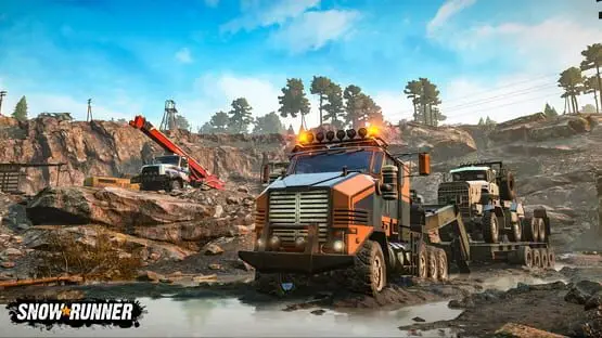 Ceci contient une image de gameplay du jeu : Capture d'écran de SnowRunner