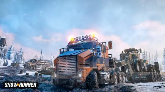 Ceci contient une image de gameplay du jeu : Capture d'écran de SnowRunner