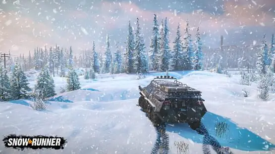 Ceci contient une image de gameplay du jeu : Capture d'écran de SnowRunner