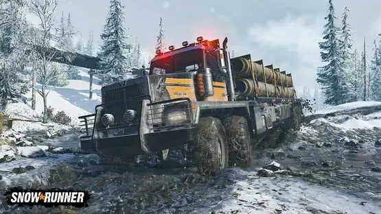 Ceci contient une image de gameplay du jeu : Capture d'écran de SnowRunner