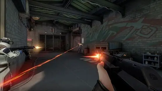This contains a gameplay image of the game: Screenshot of Valorant