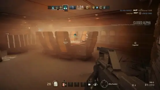 This contains a gameplay image of the game: Screenshot of Tom Clancy's Rainbow Six Siege: Deluxe Edition