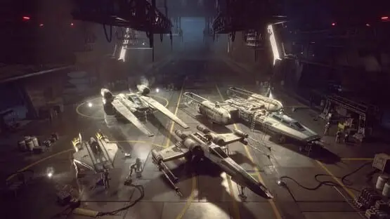 Ceci contient une image de gameplay du jeu : Capture d'écran de Star Wars: Squadrons
