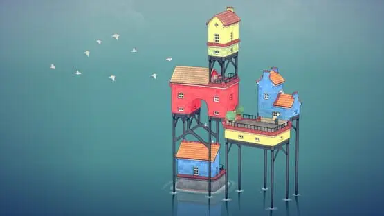 Это содержит изображение игрового процесса игры:Скриншот Townscaper