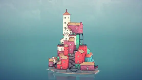 Это содержит изображение игрового процесса игры:Скриншот Townscaper
