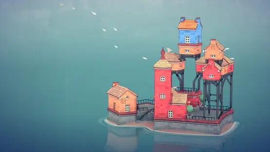 Это содержит изображение игрового процесса игры:Скриншот Townscaper