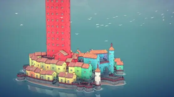 Это содержит изображение игрового процесса игры:Скриншот Townscaper