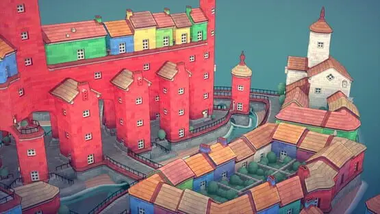Это содержит изображение игрового процесса игры:Скриншот Townscaper