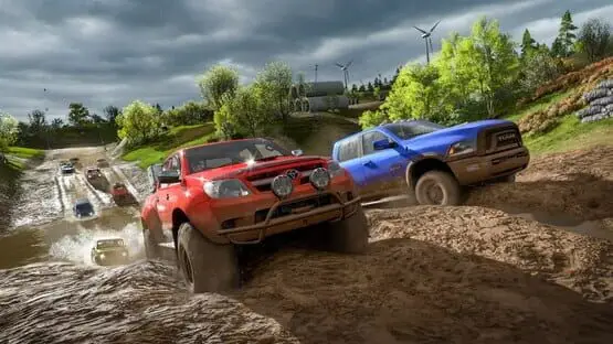 This contains a gameplay image of the game: Screenshot of Forza Horizon 4: Ultimate Edition