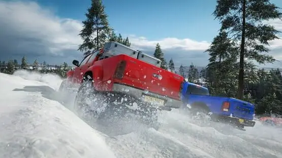 This contains a gameplay image of the game: Screenshot of Forza Horizon 4: Ultimate Edition