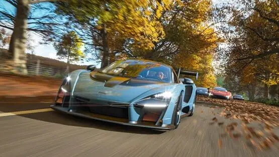 This contains a gameplay image of the game: Screenshot of Forza Horizon 4: Ultimate Edition