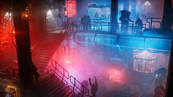 This contains a gameplay image of the game: Screenshot of The Ascent