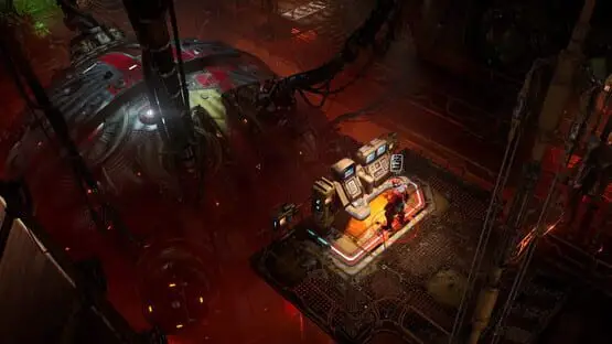 This contains a gameplay image of the game: Screenshot of The Ascent