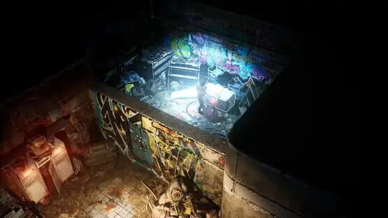 This contains a gameplay image of the game: Screenshot of The Ascent