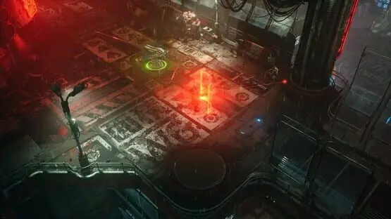 This contains a gameplay image of the game: Screenshot of The Ascent
