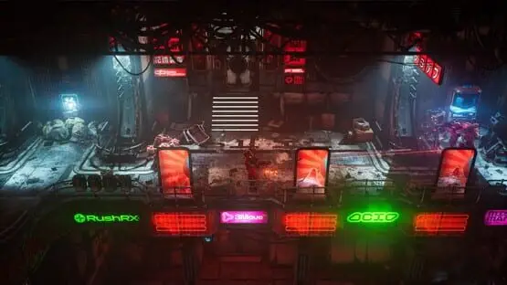 This contains a gameplay image of the game: Screenshot of The Ascent