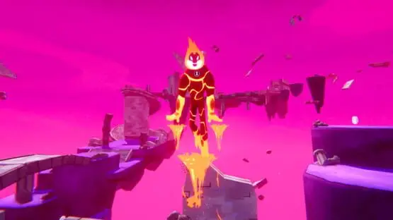 This contains a gameplay image of the game: Screenshot of Ben 10: Power Trip
