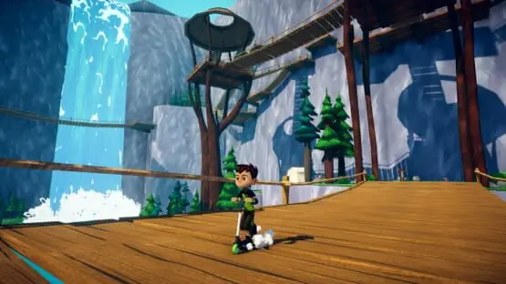 This contains a gameplay image of the game: Screenshot of Ben 10: Power Trip