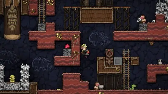 Esto contiene una imagen de juego de: Captura de pantalla de Spelunky 2