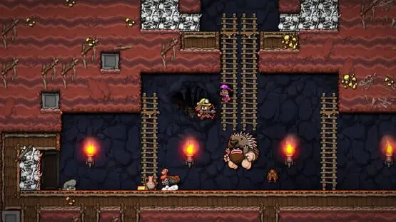 Esto contiene una imagen de juego de: Captura de pantalla de Spelunky 2