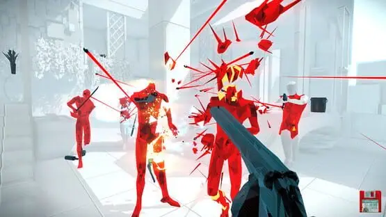 Esto contiene una imagen de juego de: Captura de pantalla de SuperHot: Mind Control Delete