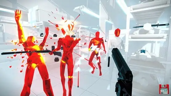 Esto contiene una imagen de juego de: Captura de pantalla de SuperHot: Mind Control Delete