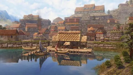 This contains a gameplay image of the game: Screenshot of Age of Empires III: Definitive Edition