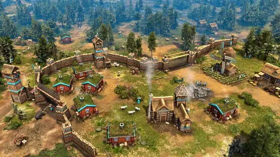 This contains a gameplay image of the game: Screenshot of Age of Empires III: Definitive Edition