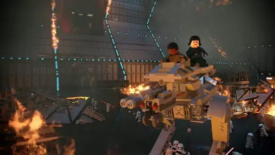 Ceci contient une image de gameplay du jeu : Capture d'écran de LEGO Star Wars: The Skywalker Saga